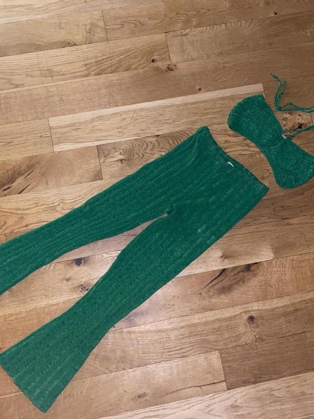 Paloma Wool knit green top and bottom set - Picture 4 of 4